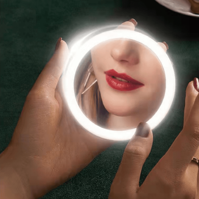Mini Oglinda LED Portabila pentru Make-Up